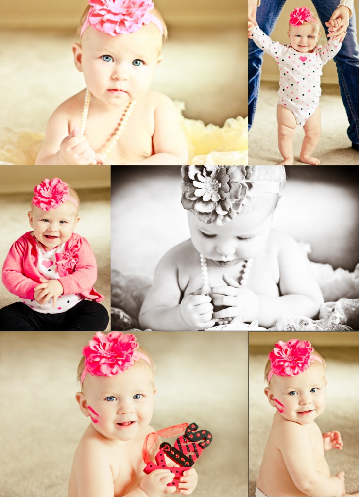 baby girl six month photos