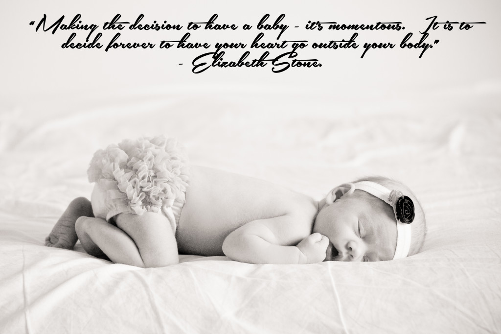 Simple newborn photo